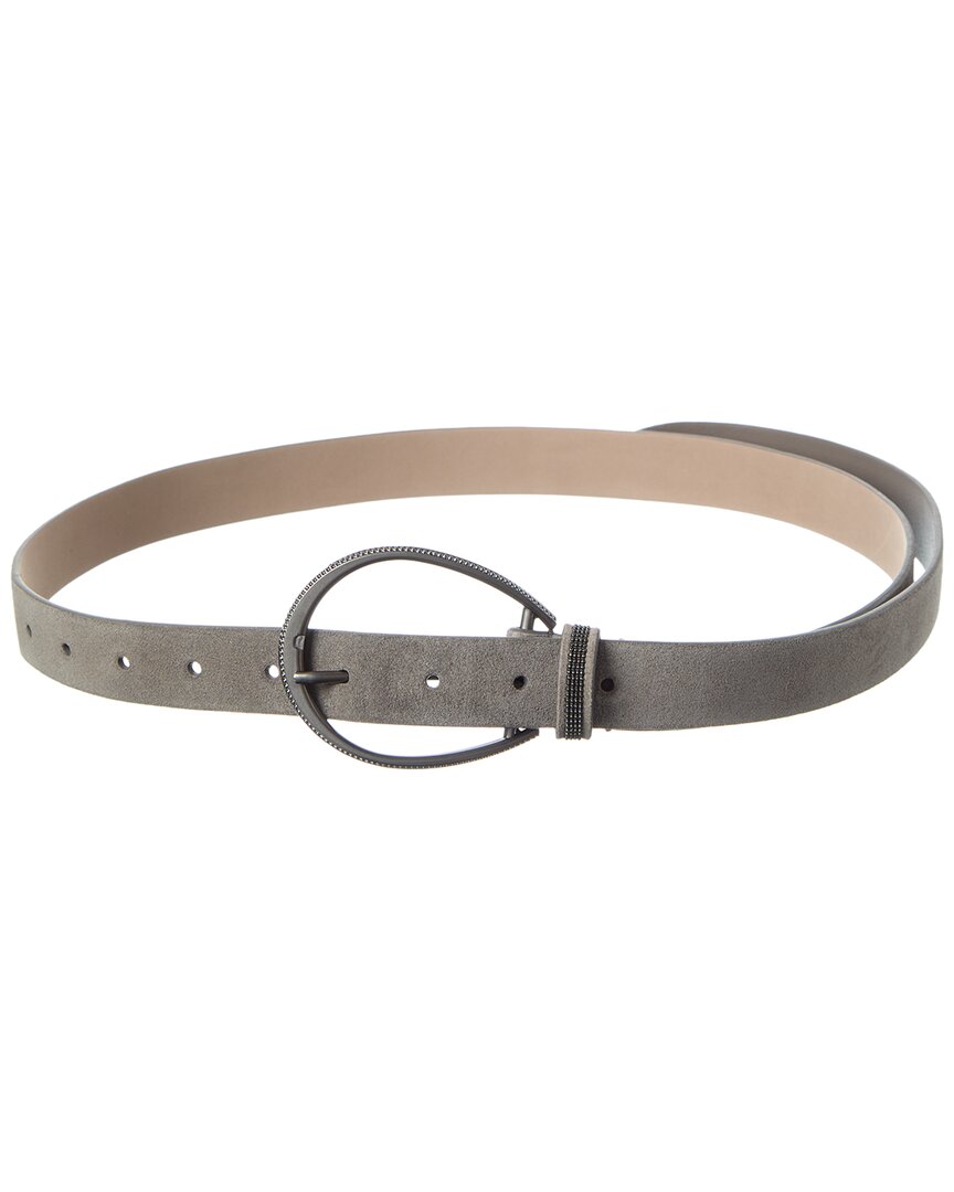 Brunello Cucinelli Suede Belt