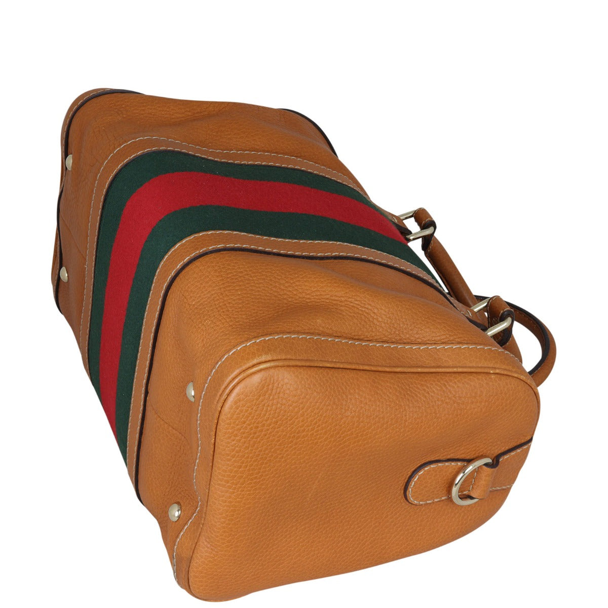 Gucci Vintage Web Boston Bag Medium