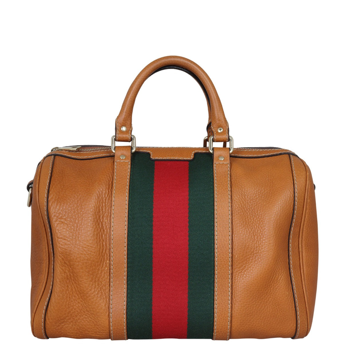 Gucci Vintage Web Boston Bag Medium