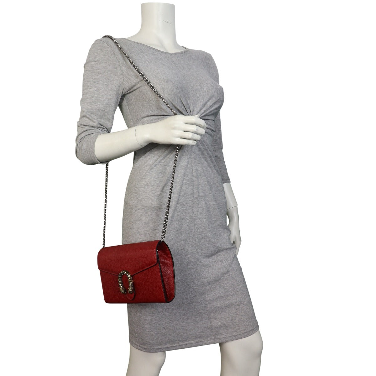 Gucci Dionysus Mini Leather Chain Wallet