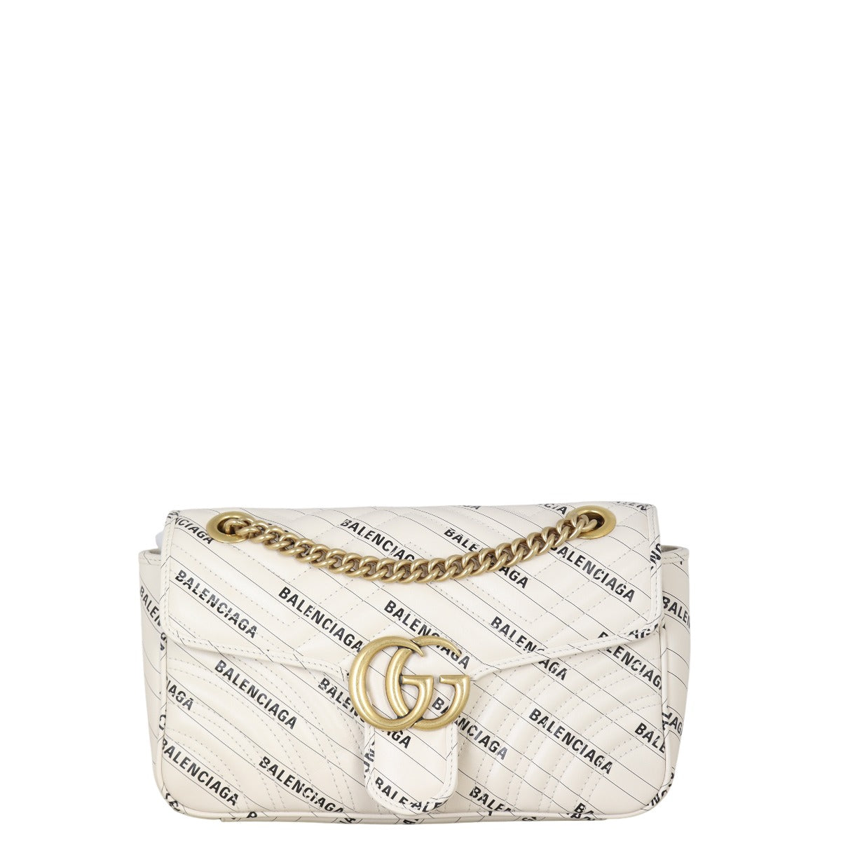 Gucci x Balenciaga GG Marmont Matelasse Small Shoulder Bag
