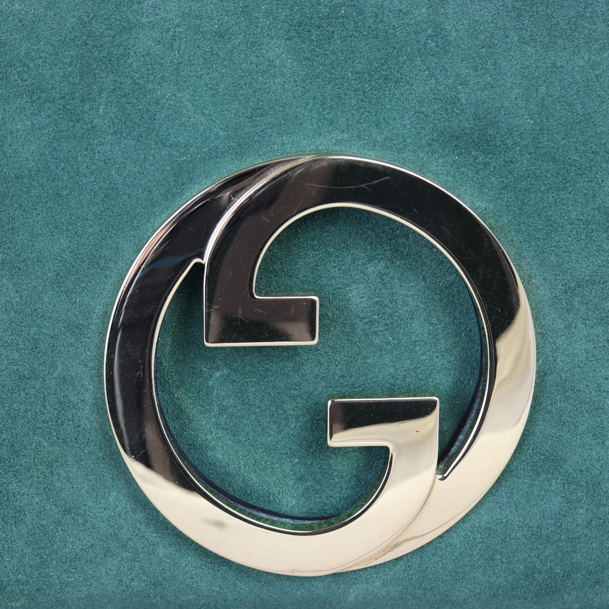 Gucci Interlocking G Blondie Crossbody Suede