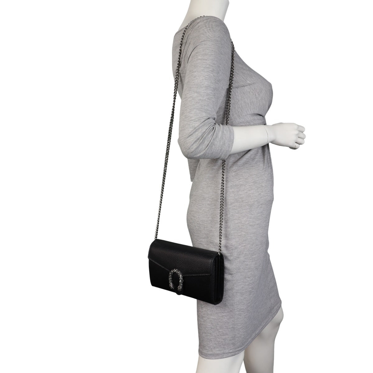 Gucci Dionysus Mini Leather Chain Wallet