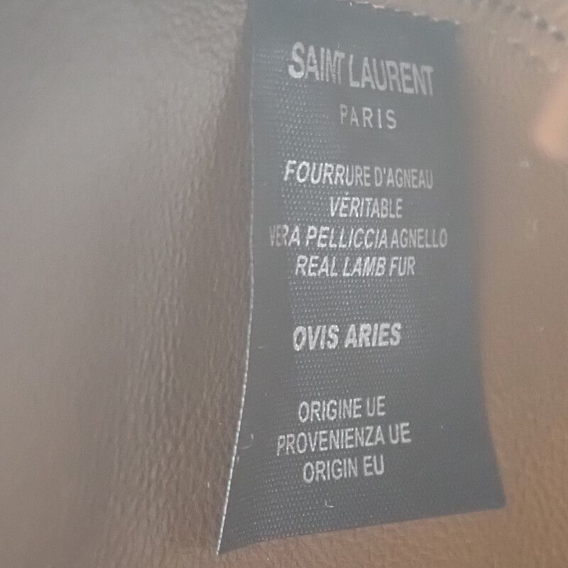 Saint Laurent Le Saint Cassette Hobo zlw Shoulder Bag Handbag Suede Boa