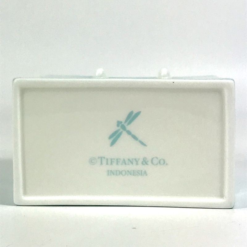 Tiffany & Co Small Bag Shopping Bag Shape Logo Ceramic Blue