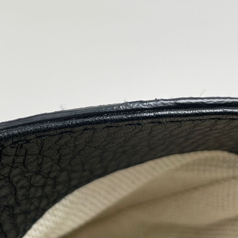 Gucci Soho Tote Bag Fringe Interlocking G Tote Leather Black