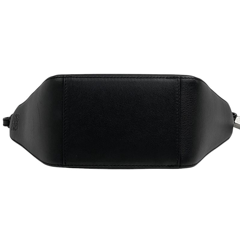 Loewe Hammock Hobo Bag Mini 2-Way Shoulder Bag Handbag Leather Black