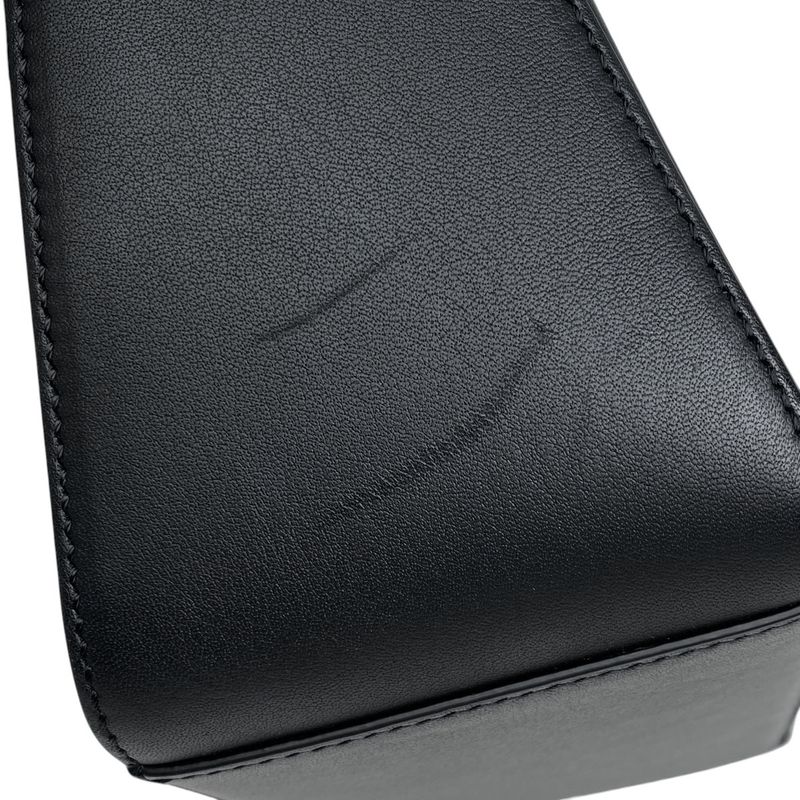 Loewe Hammock Hobo Bag Mini 2-Way Shoulder Bag Handbag Leather Black