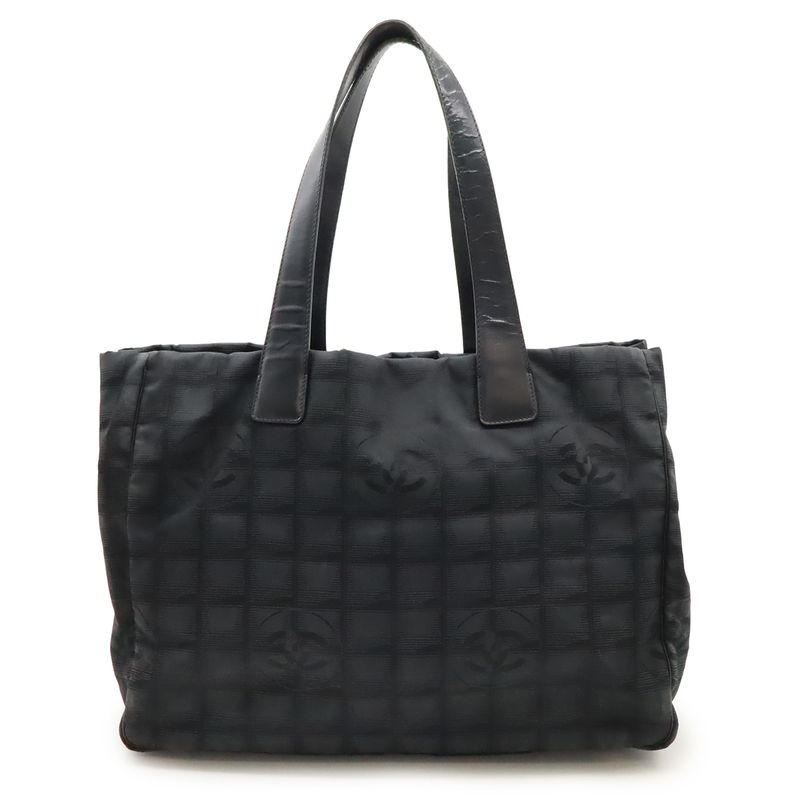 Chanel Chanel New Travel Line Tote MM Tote Bag Nylon Black