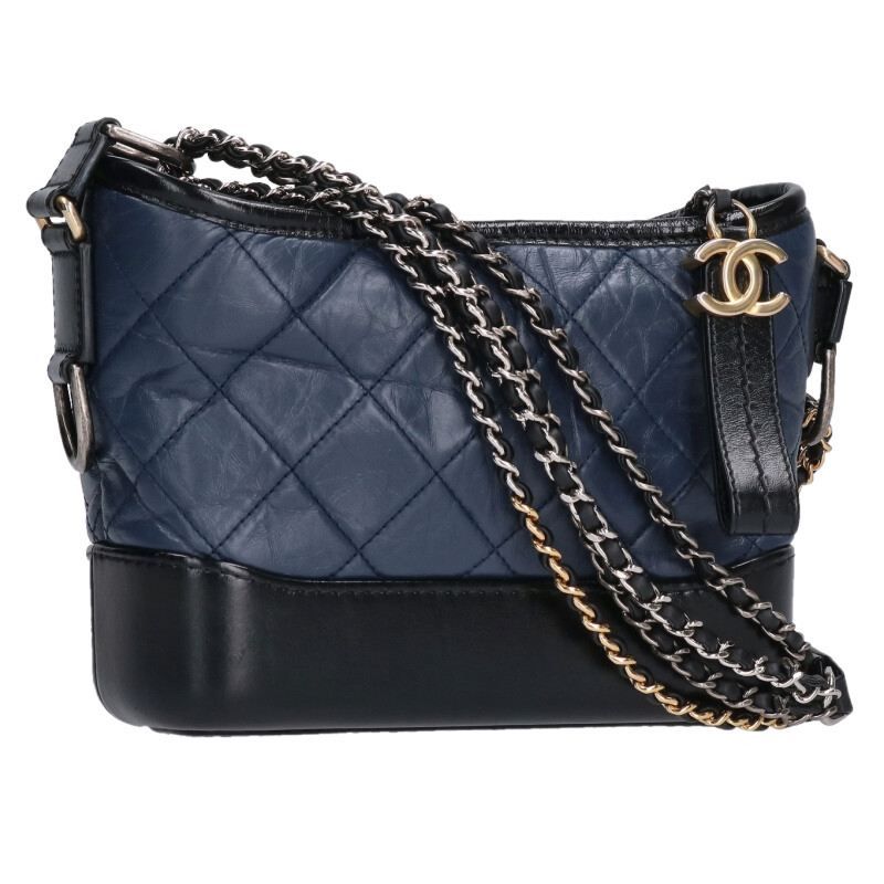 Chanel A91810 Gabrielle De Chanel Small Calfskin Small Hobo Shoulder Bag Women