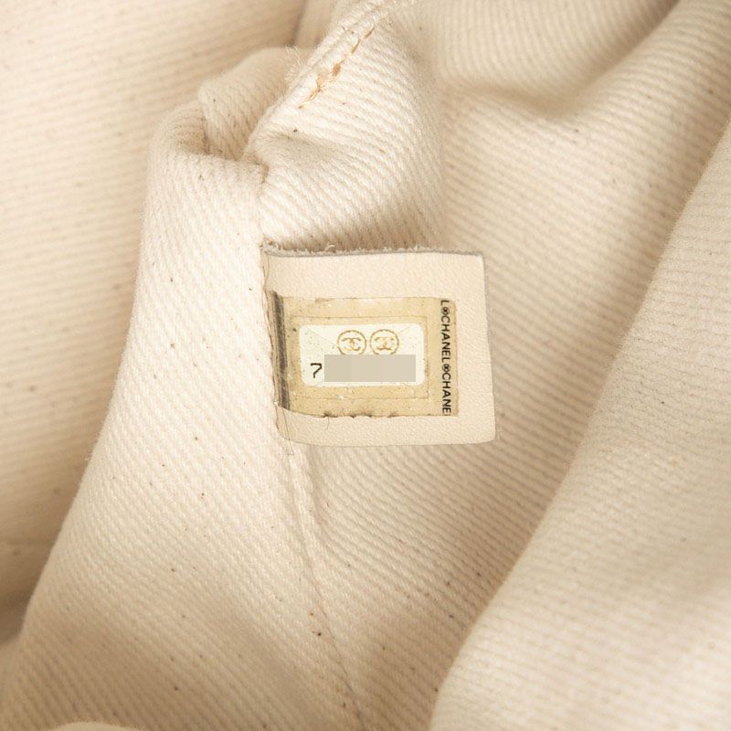 Chanel Camellia Handbag Shoulder Bag Black White Leather