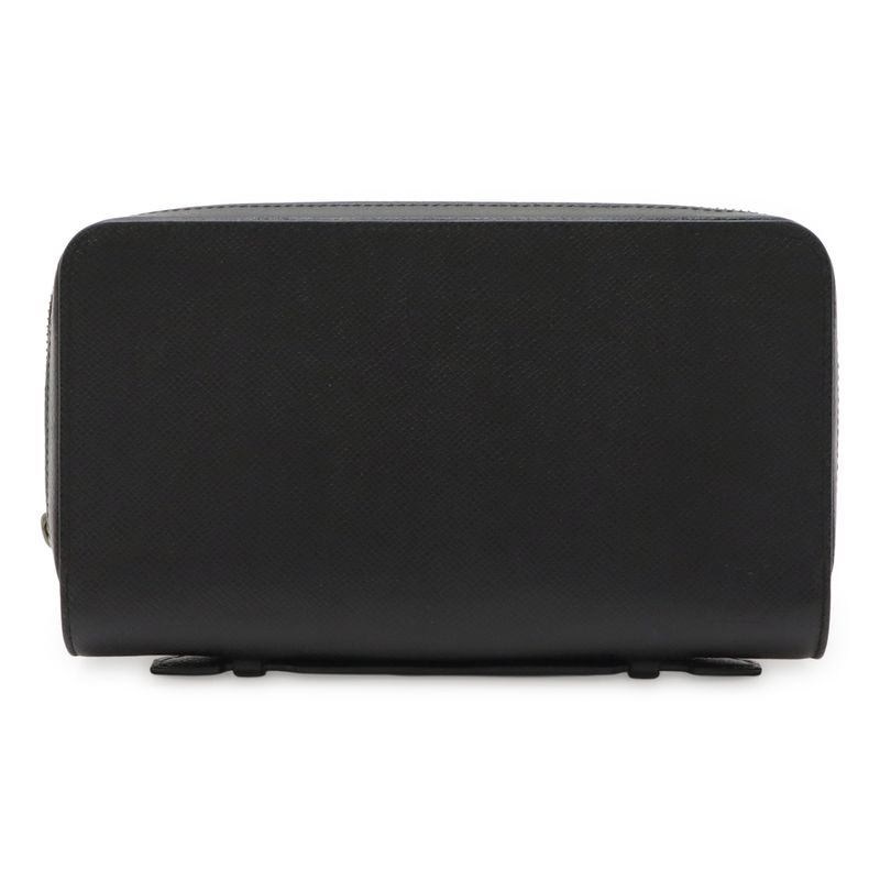 Louis Vuitton Taiga Zippy XL Round Zipper Long Wallet Travel Case Second Bag