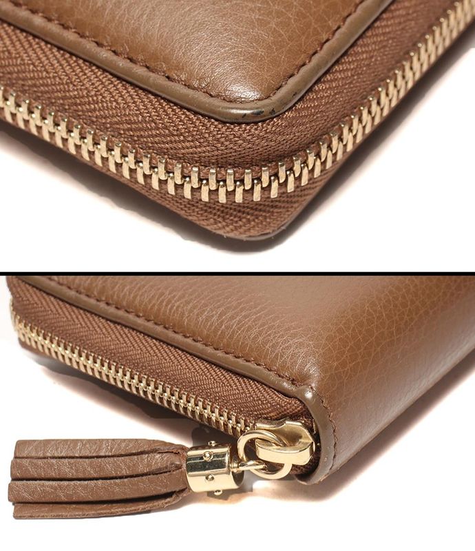 Gucci Round Zipper Long Wallet Soho 0959 Women's