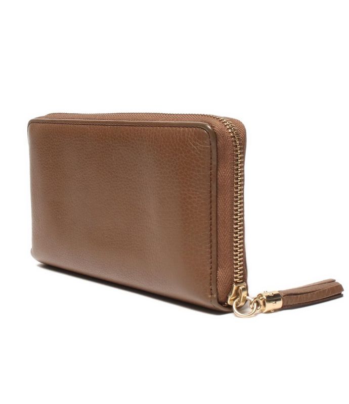 Gucci Round Zipper Long Wallet Soho 0959 Women's