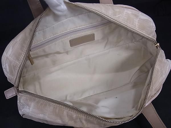 Chanel Shoulder Bag New Travel Line Beige Nylon Canvas And Leather