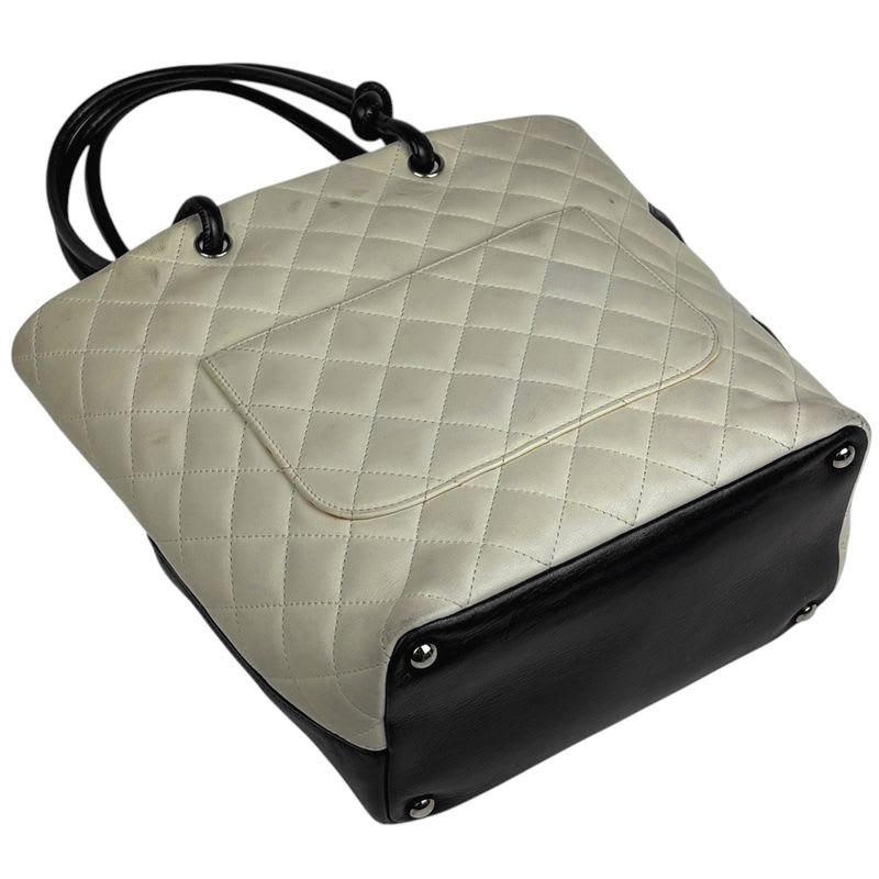 Chanel Chanel Cambon Line Medium Tote Bag Tote Leather White