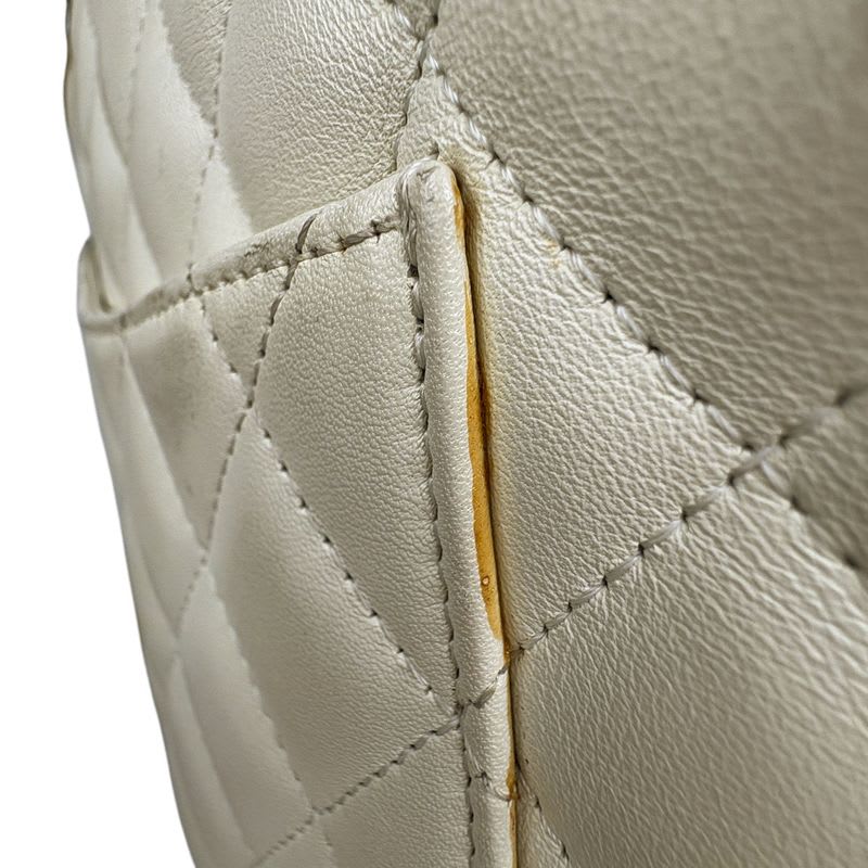 Chanel Chanel Cambon Line Medium Tote Bag Tote Leather White