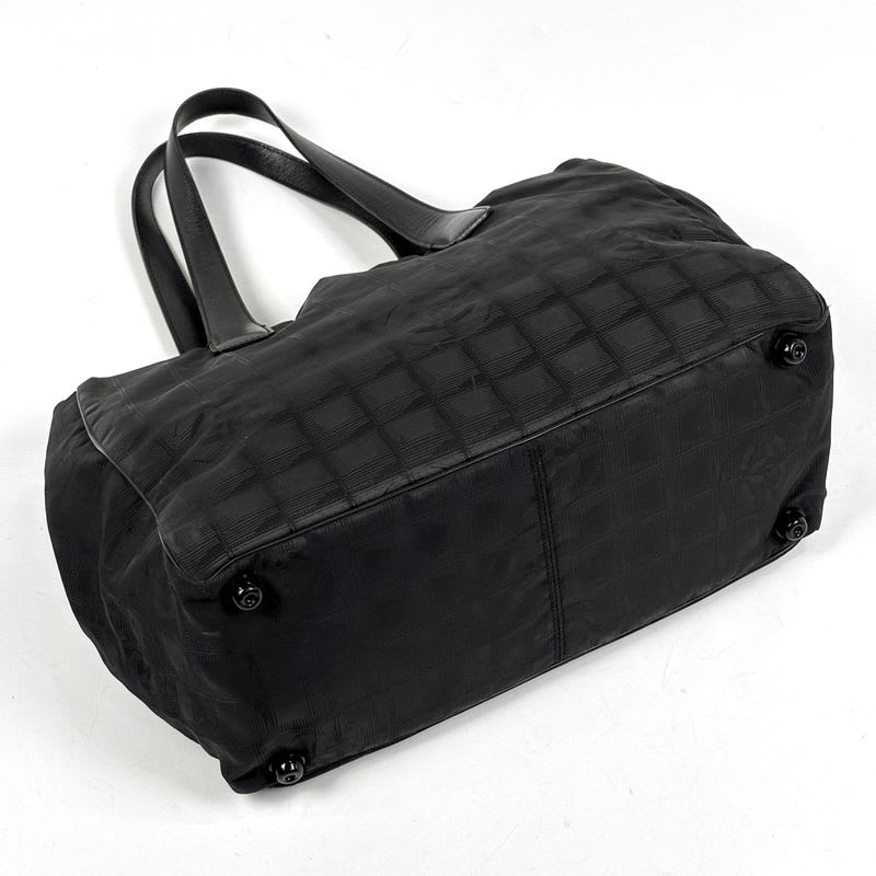 Chanel Chanel New Travel Line Tote MM Tote Nylon Jacquard