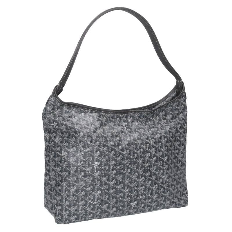 Goyard Boem PM PVC Coated Canvas Hobo Shoulder Bag Mens PM