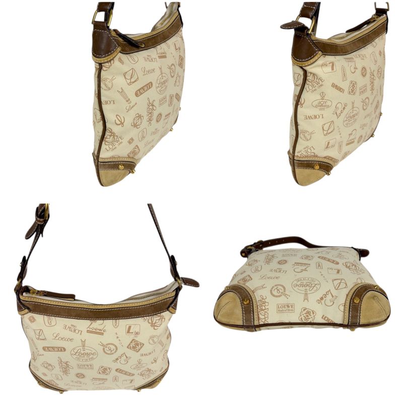 Loewe 160 th Anniversary One Shoulder Bag Shoulder Hobo Bag Limited Edition Beige