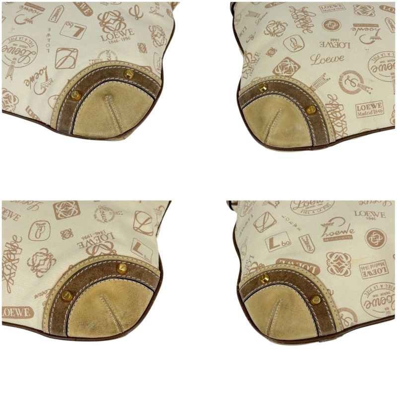 Loewe 160 th Anniversary One Shoulder Bag Shoulder Hobo Bag Limited Edition Beige