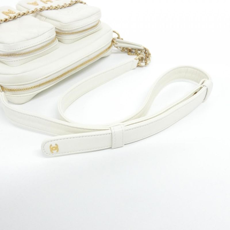 Chanel As2923 Shoulder White Bag