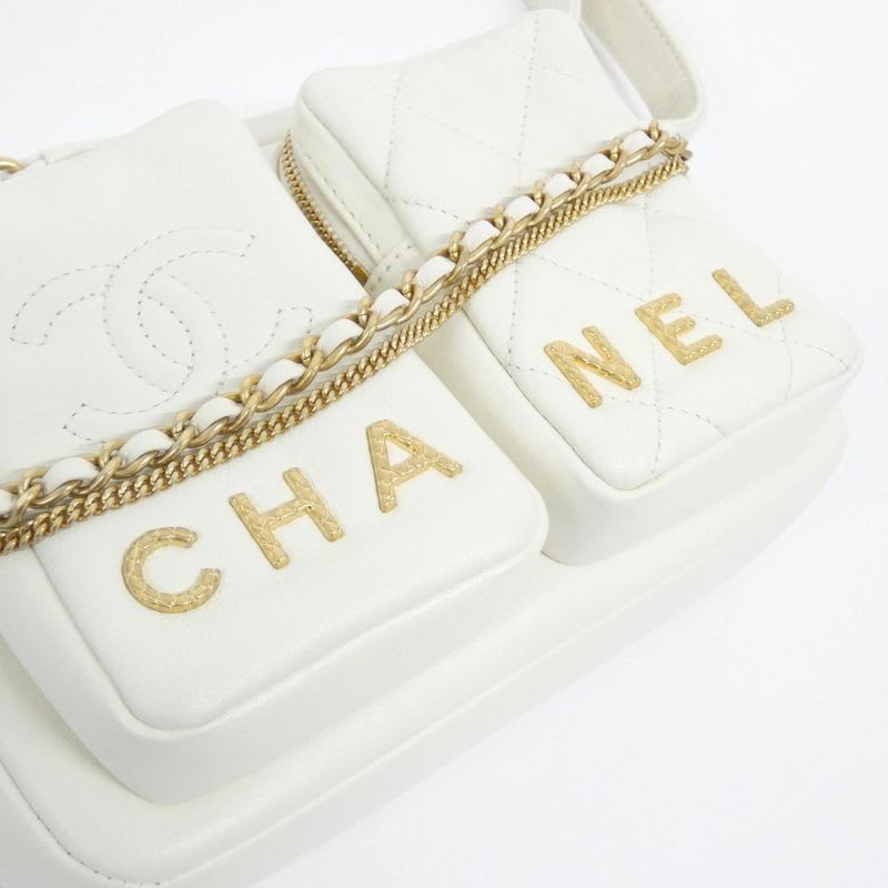 Chanel As2923 Shoulder White Bag
