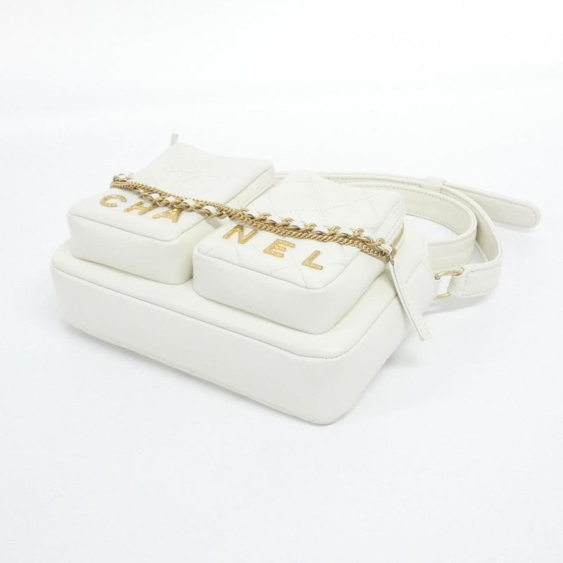 Chanel As2923 Shoulder White Bag