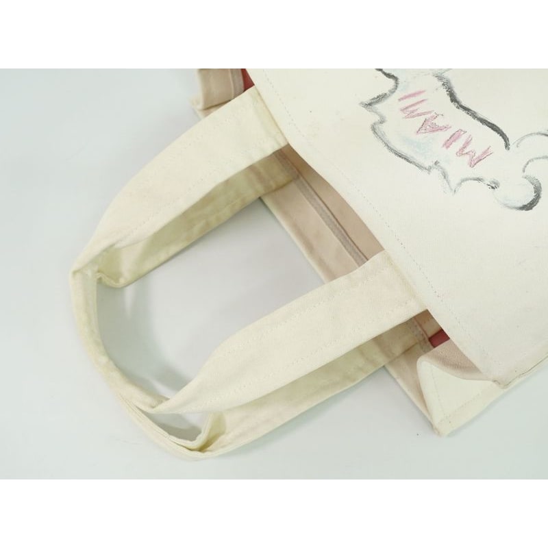 Chanel Chanel Miami Cruise Line Tote Bag Handbag Canvas White Bag