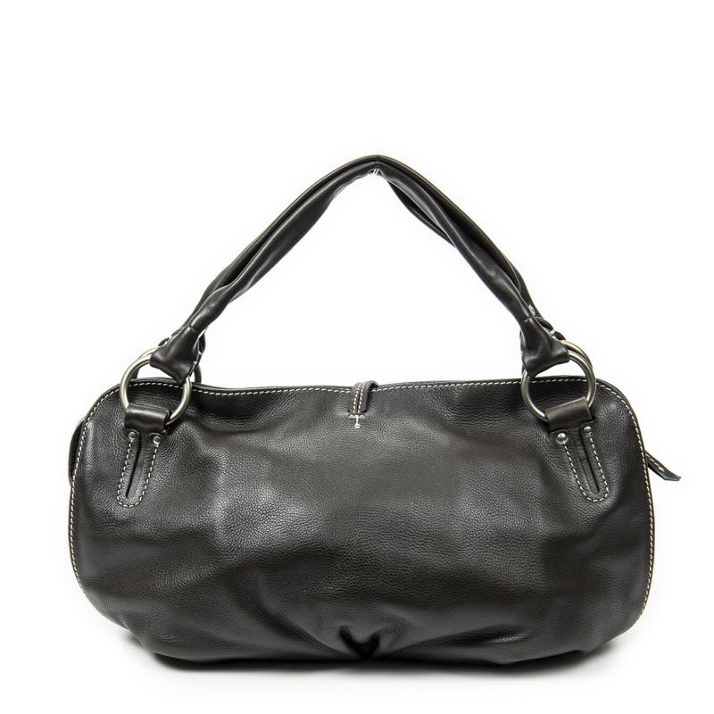 Celine Bittersweet Hobo Brown Smooth Calfskin Leather