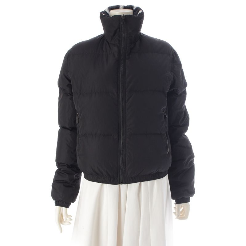 Chanel 07 A Reversible Down Jacket Storage Bag Down Jacket Black White