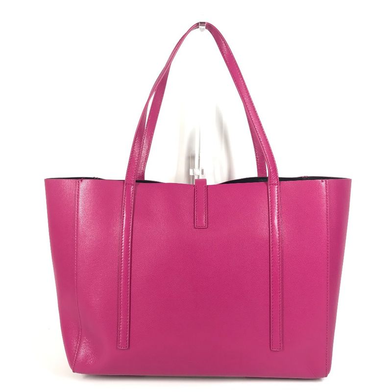 Tiffany & Co Shoulder Bag Logo Leather Pink