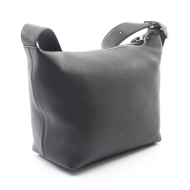 Loewe Shoulder Bag Loop Hobo Bb22 cm Black Leather Loop Hobo