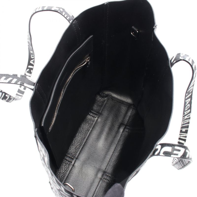 Balenciaga Tote Bag Everyday Tote XS Black White Leather Everyday XS