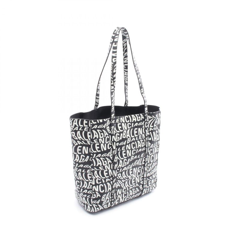 Balenciaga Tote Bag Everyday Tote XS Black White Leather Everyday XS