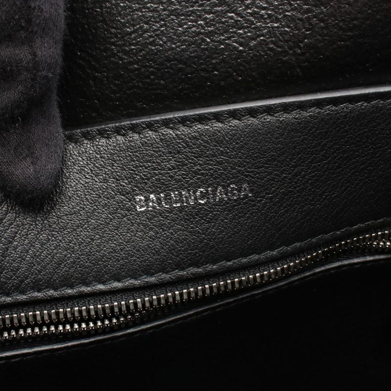 Balenciaga Tote Bag Everyday Tote XS Black White Leather Everyday XS
