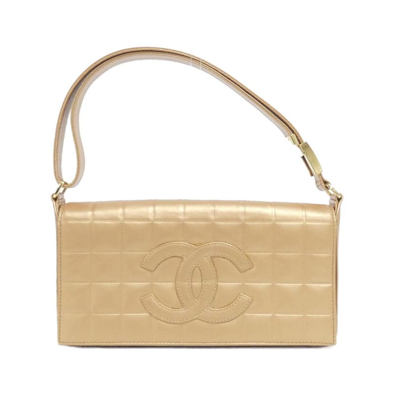 Chanel Vintage Choco Bar Line Shoulder Bag