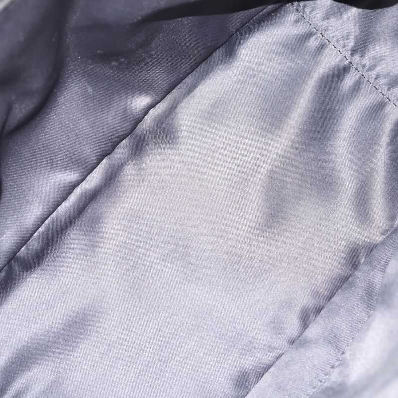 Chanel Big CC Logo Chain One Shoulder Bag White Lambskin Silver Hardwa