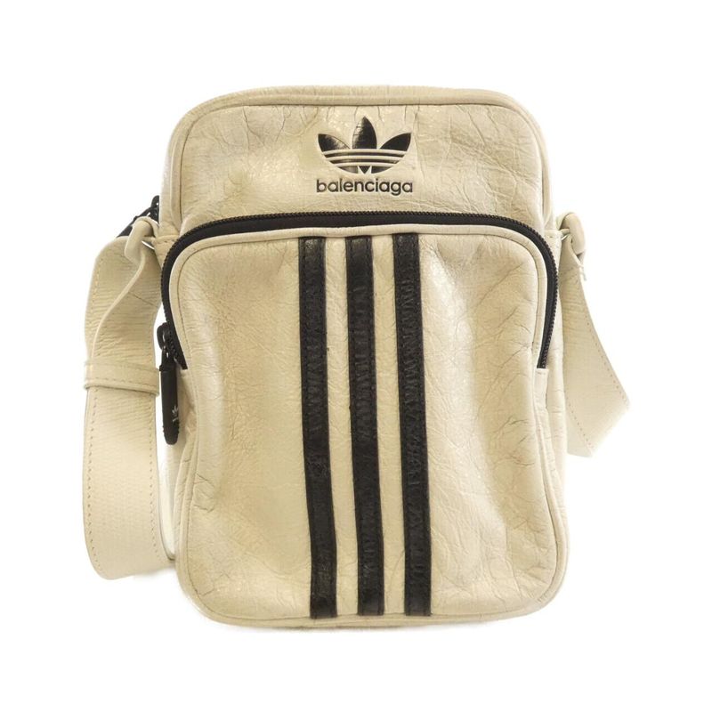 Balenciaga Adidas Bag Leather Cream