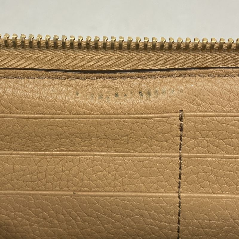 Gucci Long Wallet Soho Leather Beige