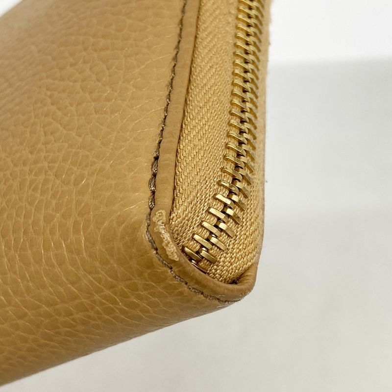 Gucci Long Wallet Soho Leather Beige