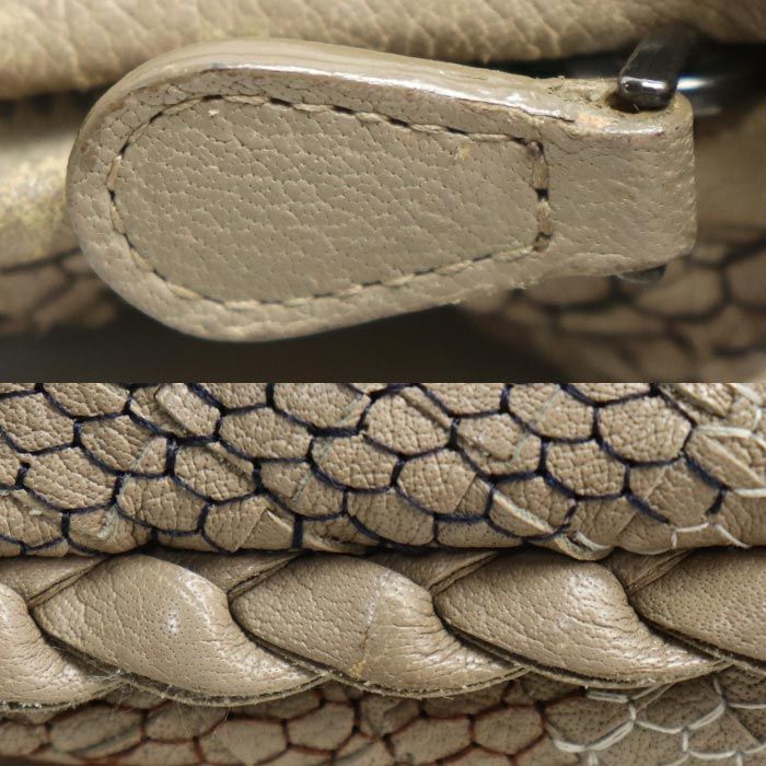 Bottega Veneta Hobo One Shoulder Bag Beige