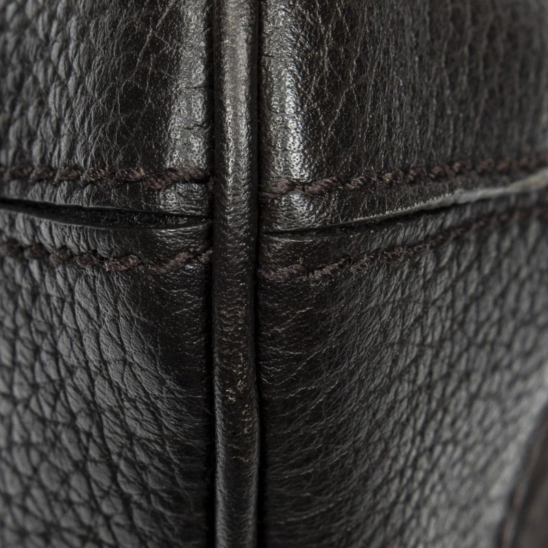 Gucci Capri Hobo Dark Brown GG Nylon Canvas