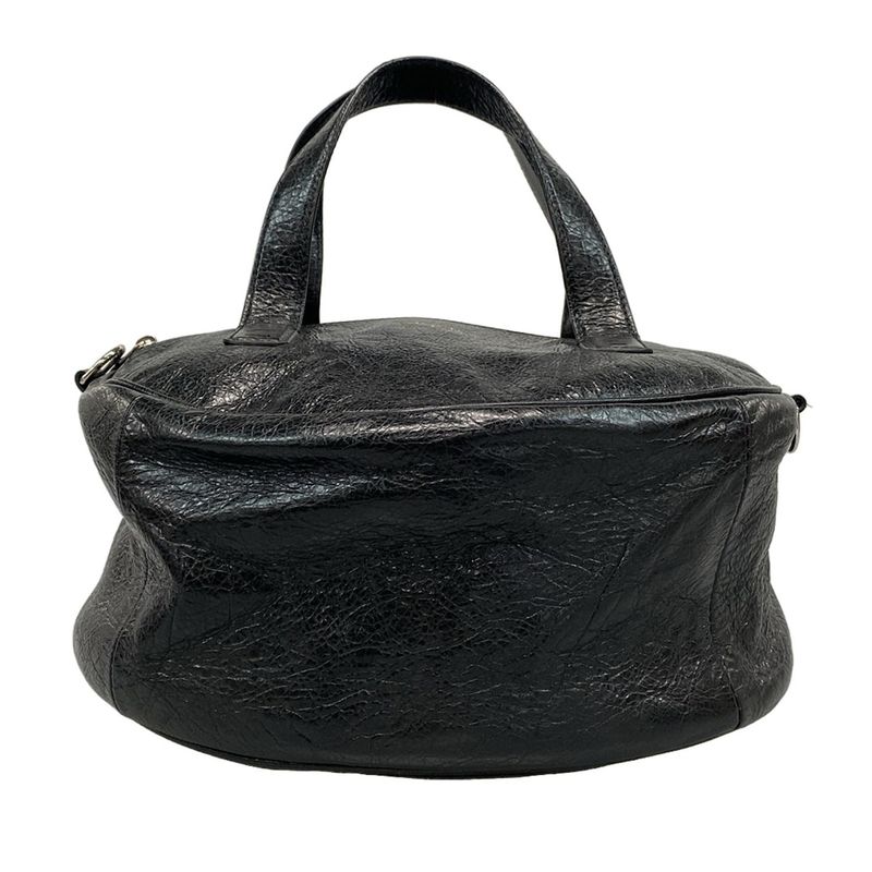 Balenciaga Handbag Air-hobo-s Black Leather