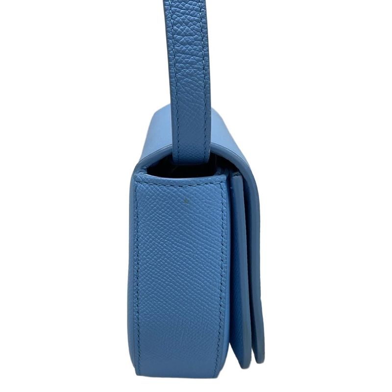 Balenciaga Shoulder Bag Ville Day XS Light Blue Leather