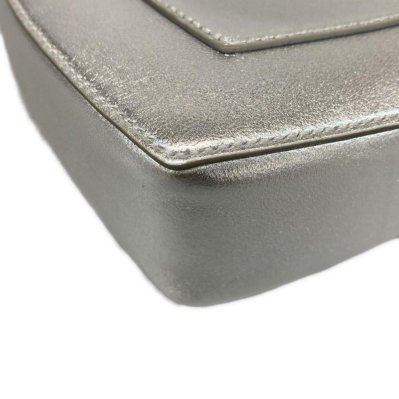 Tiffany & Co. Shoulder Bag Padded Crossbody Silver Quilted