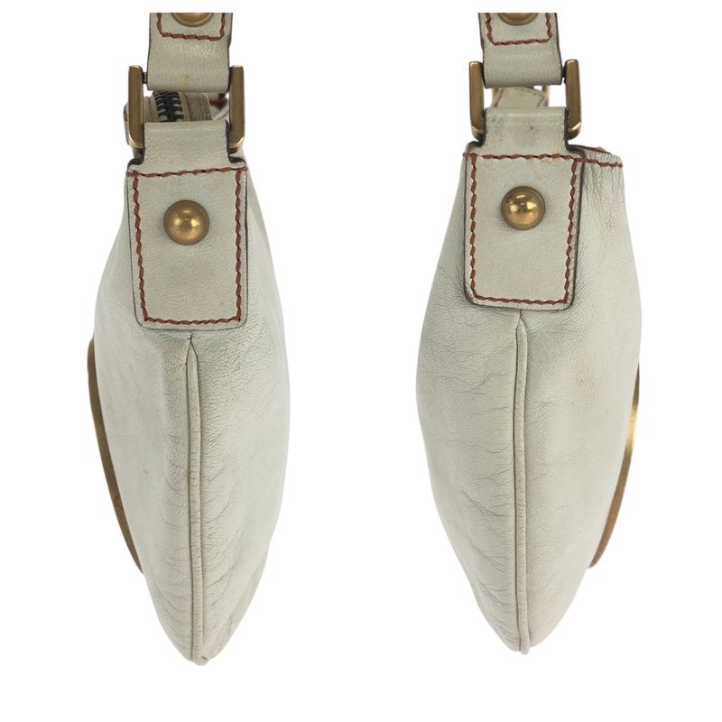 Gucci Soho Interlocking White Gold Leather Hobo Shoulder Bag