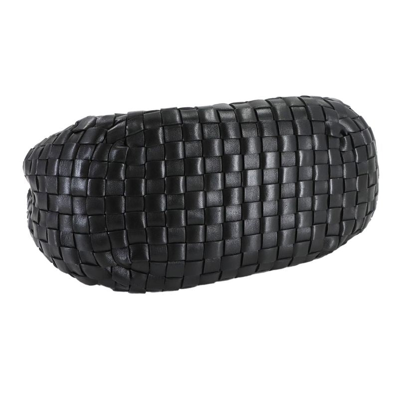 Bottega Veneta Intrecciato Hobo Hand Leather Black