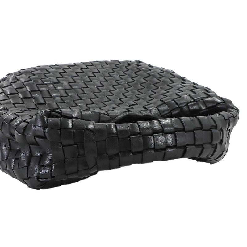 Bottega Veneta Intrecciato Hobo Hand Leather Black