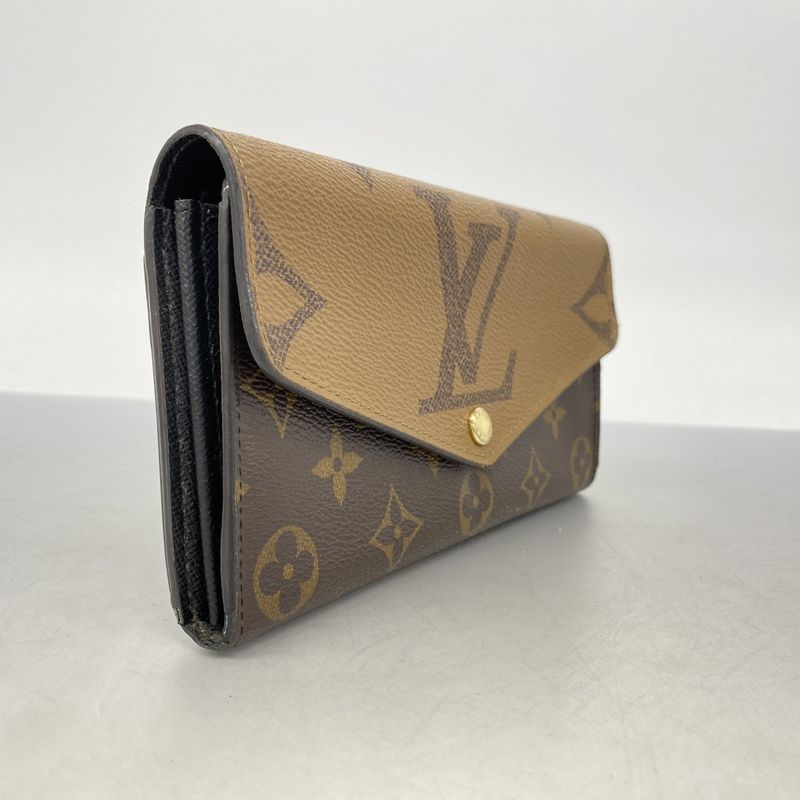 Louis Vuitton Wallet Monogram Giant Reverse Portefeuille Sarah